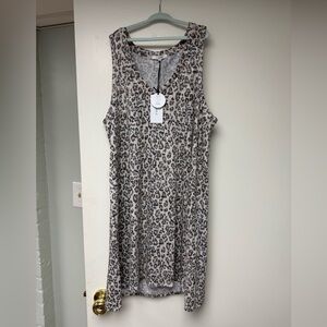 Z Supply Breezy Leopard Print Dress soft and comfortable. NWT